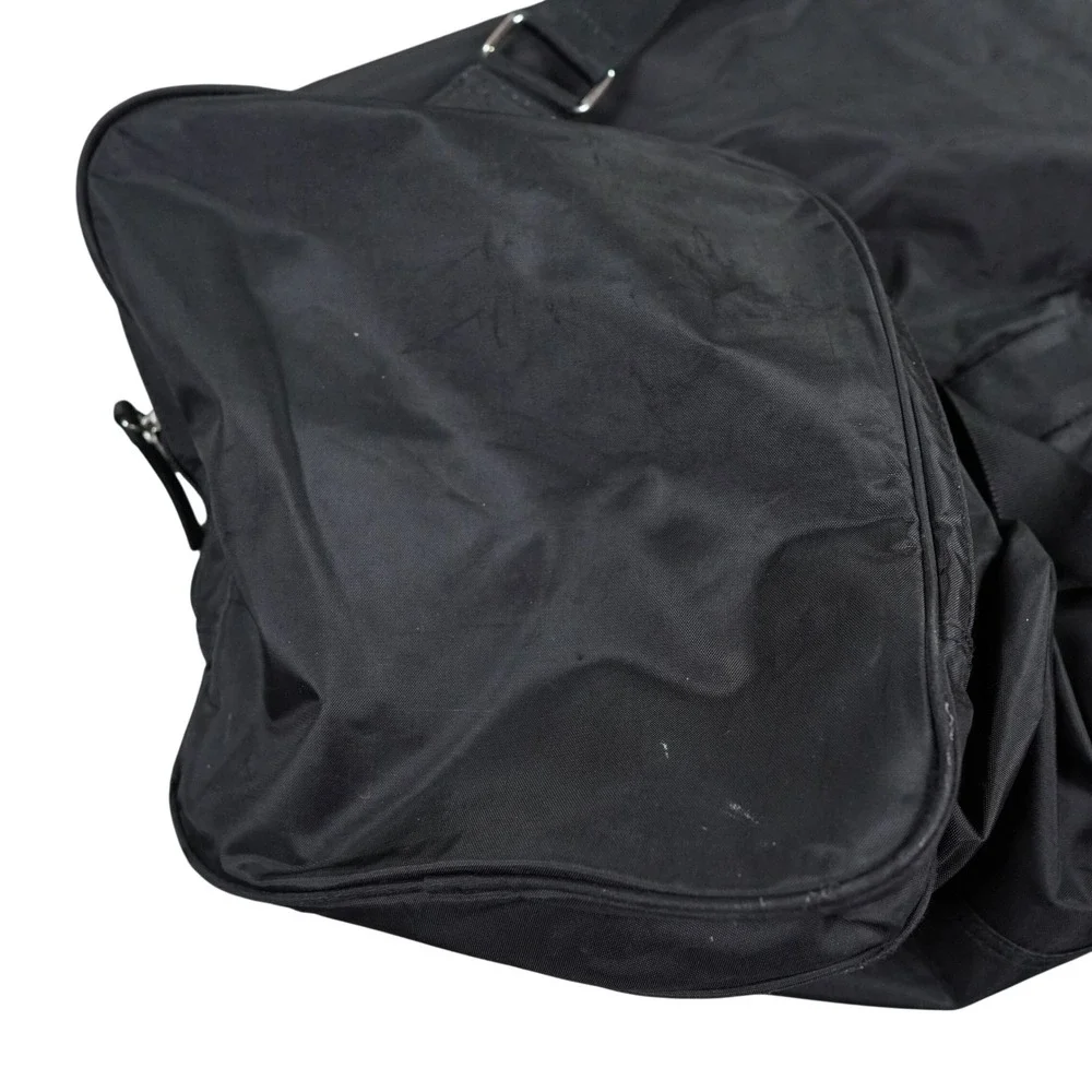 Polo Jeans Co Ralph Lauren Duffel Bag Men Large Black Nylon Logo Travel Bag Y2K